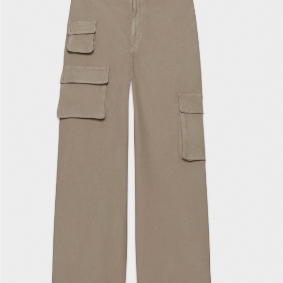 Aritzia Tan Straight Leg Cargo - Picture 2 of 6
